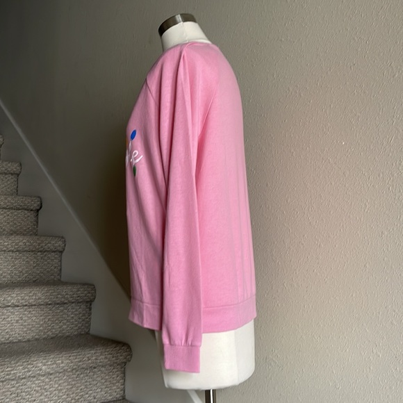 PJ Salvage Sz M Pink Graphic "Let's Flamingle" Thermal Top - Picture 5 of 15